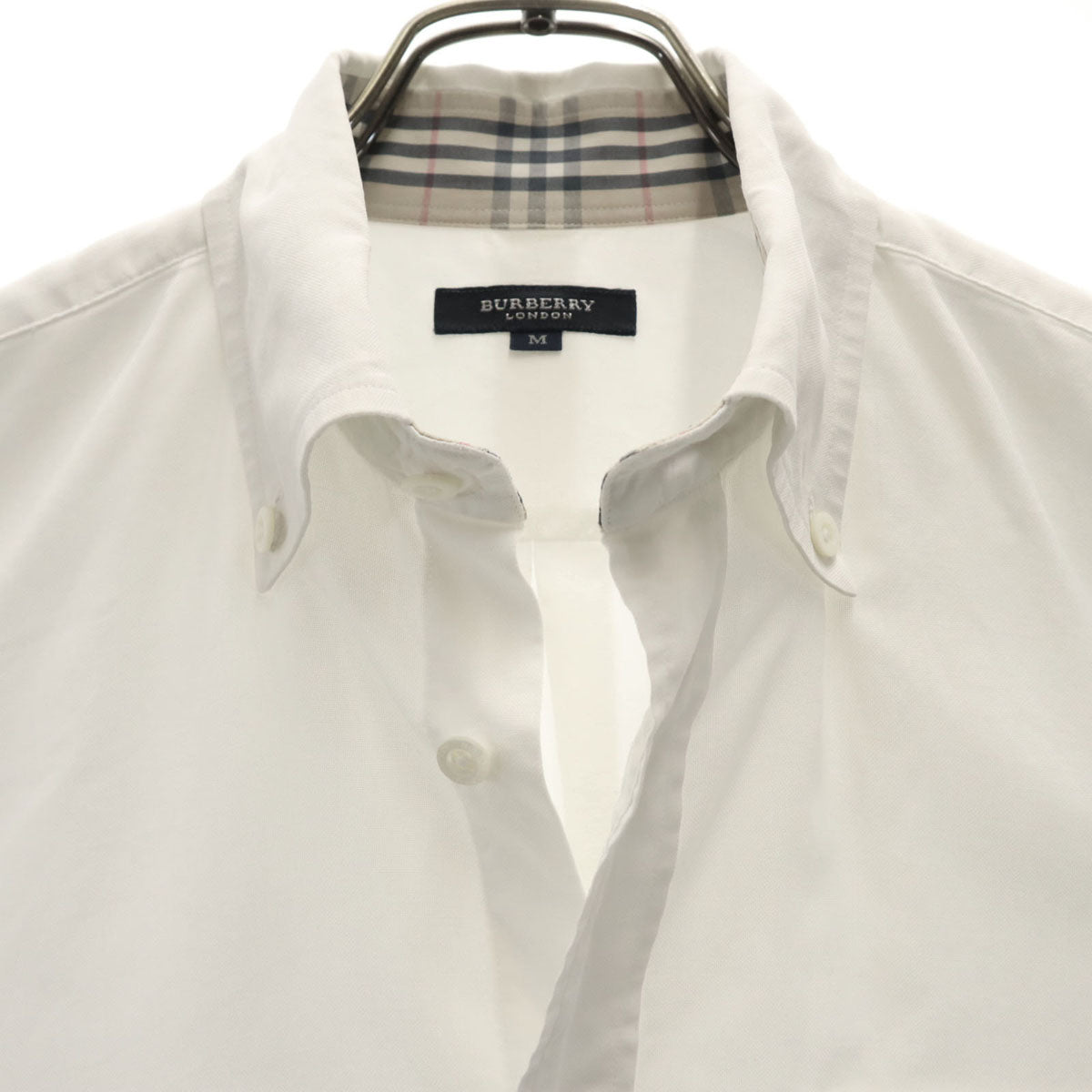 BURBERRY LONDON バーバリーロンドン 長袖 ボタンダウンシャツ M ホワイト メンズ