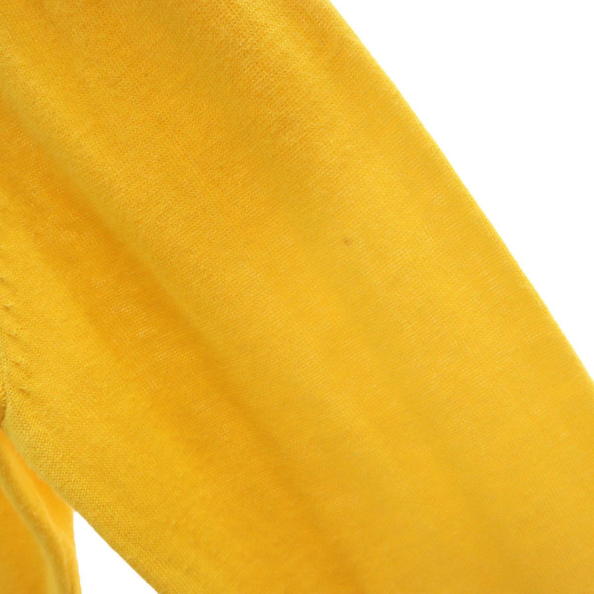 ELFORBR エルフォーブル 長袖 ニットカーディガン M イエロー レディース