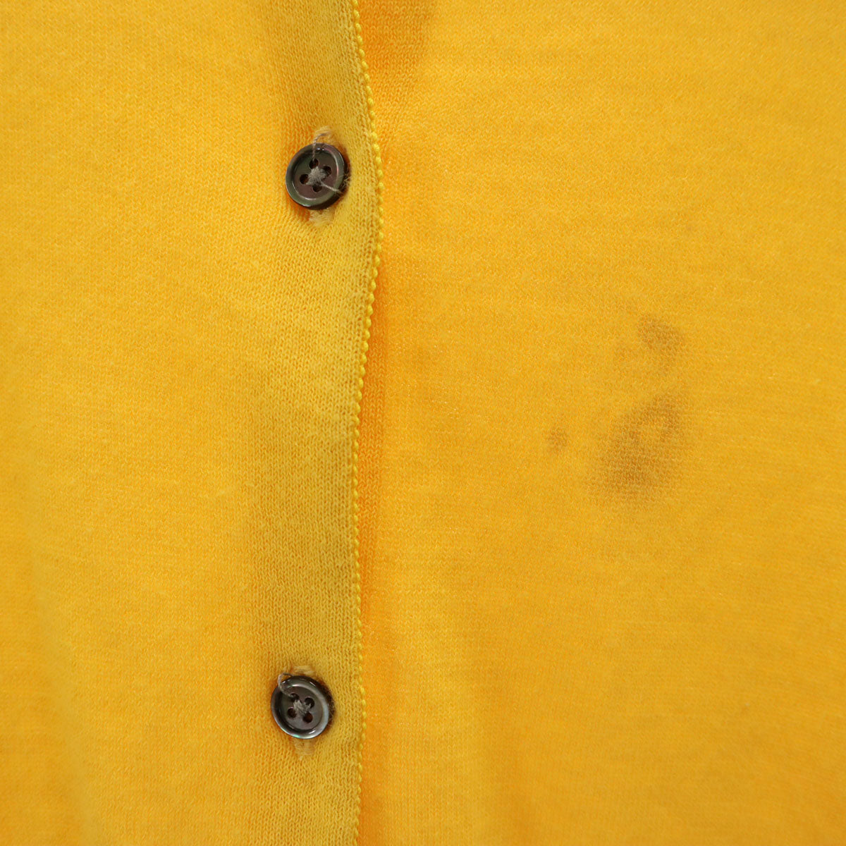 ELFORBR エルフォーブル 長袖 ニットカーディガン M イエロー レディース