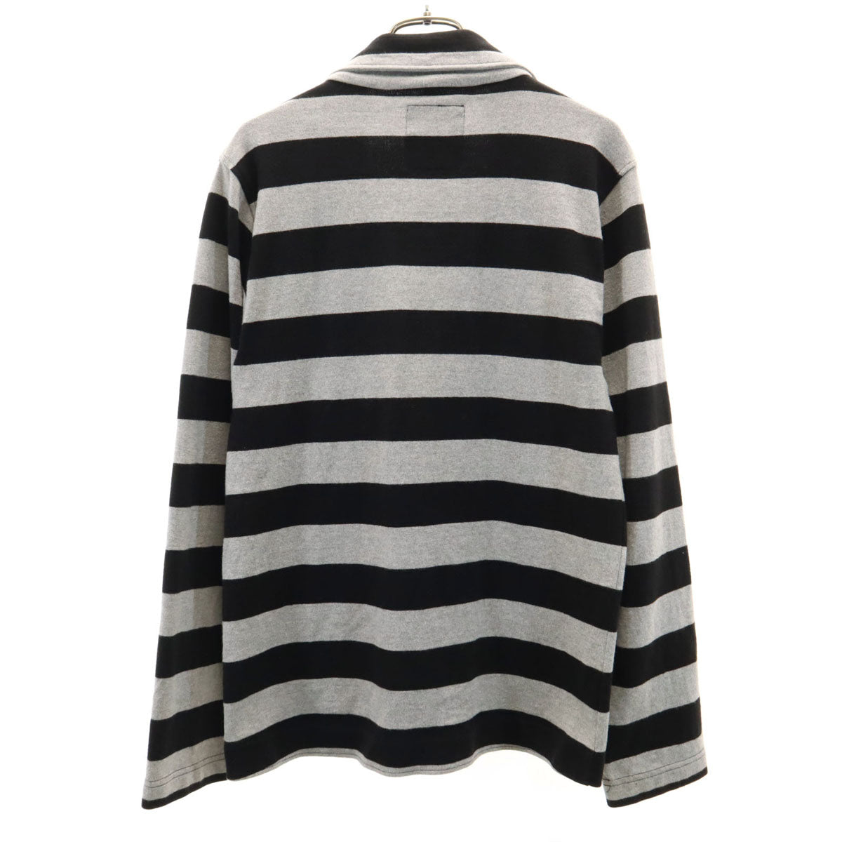 HYSTERIC ヒステリック 日本製 ボーダー柄 アンコン ジャケット S グレー ヒステリックグラマー メンズ