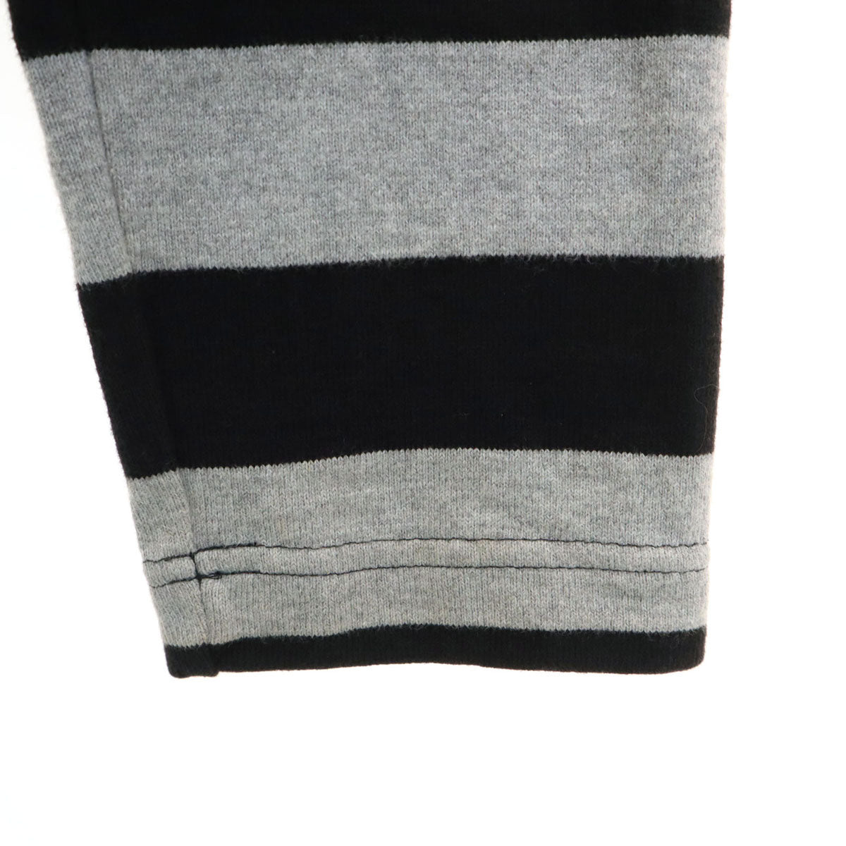 HYSTERIC ヒステリック 日本製 ボーダー柄 アンコン ジャケット S グレー ヒステリックグラマー メンズ