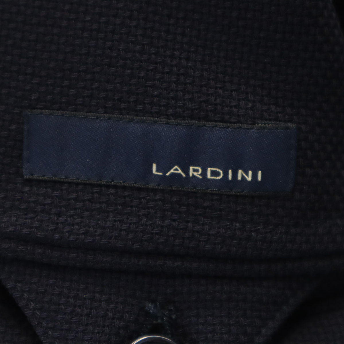 LARDINI ラルディーニ イタリア製 テーラードジャケット 44 ネイビー アンコン メンズ