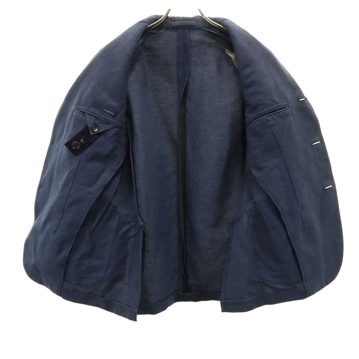 LARDINI ラルディーニ イタリア製 テーラードジャケット 44 ネイビー アンコン メンズ