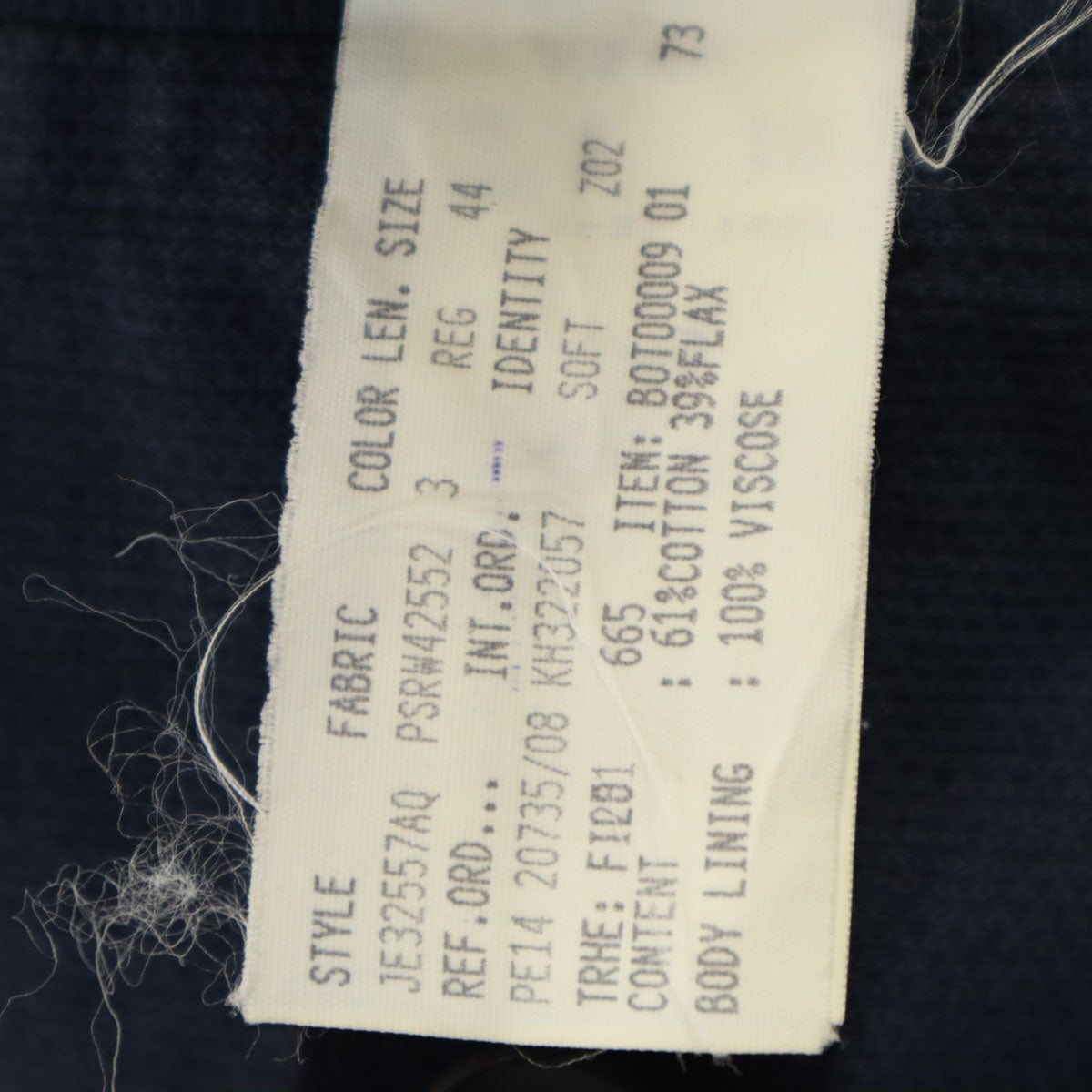 LARDINI ラルディーニ イタリア製 テーラードジャケット 44 ネイビー アンコン メンズ