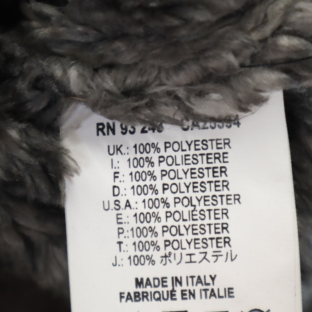 DIESEL ディーゼル イタリア製 フェイク ムートンコート L チャコールグレー レディース