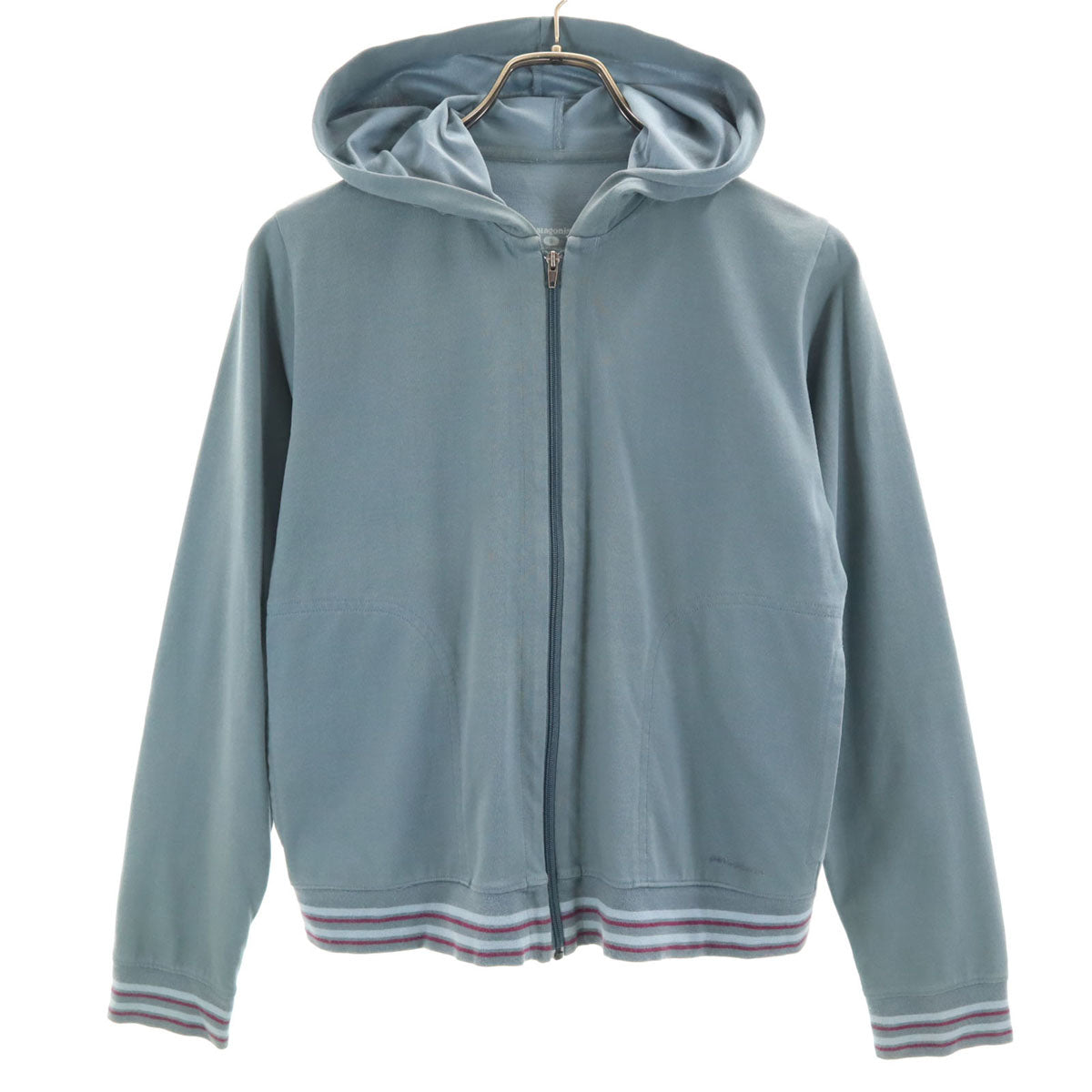 patagonia パタゴニア 長袖 ジップパーカー S グレー アウトドア 53645F4 レディース