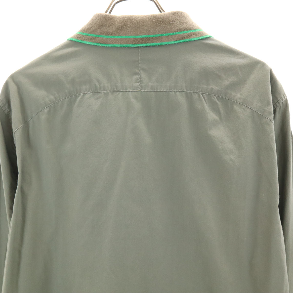 Pringle プリングル 長袖 コットンシャツ 15 1/2 オリーブ系 メンズ