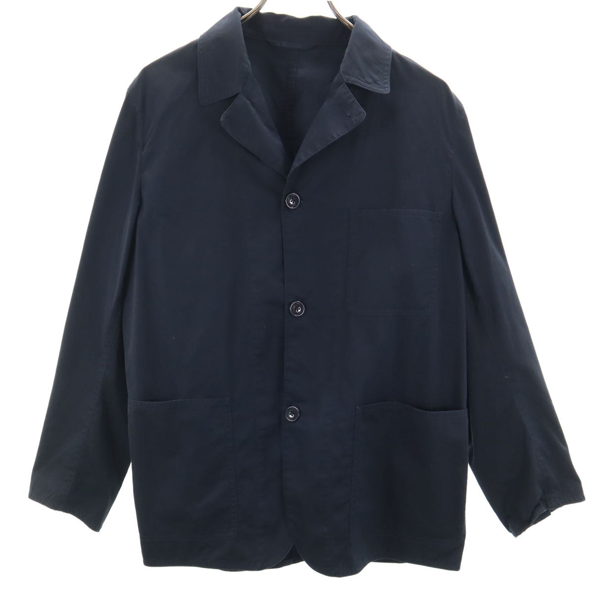 J.PRESS ジェイプレス ドライバーズ ジャケット L 濃紺 メンズ