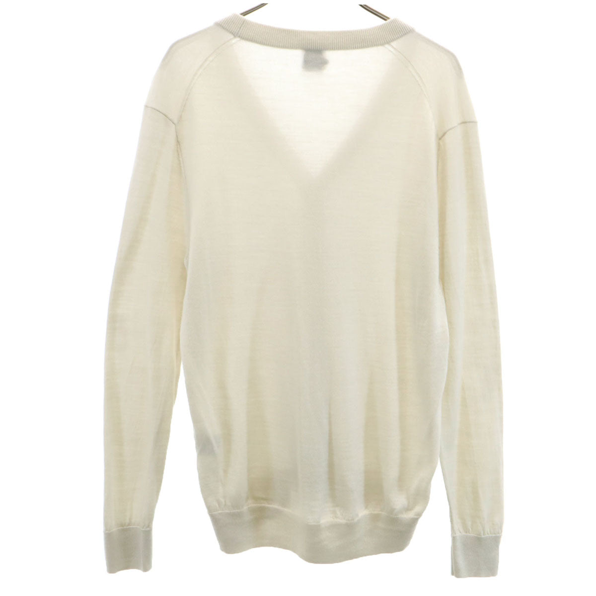 Paul Smith ポールスミス 長袖 Vネック ニットカーディガン M グレージュ メンズ