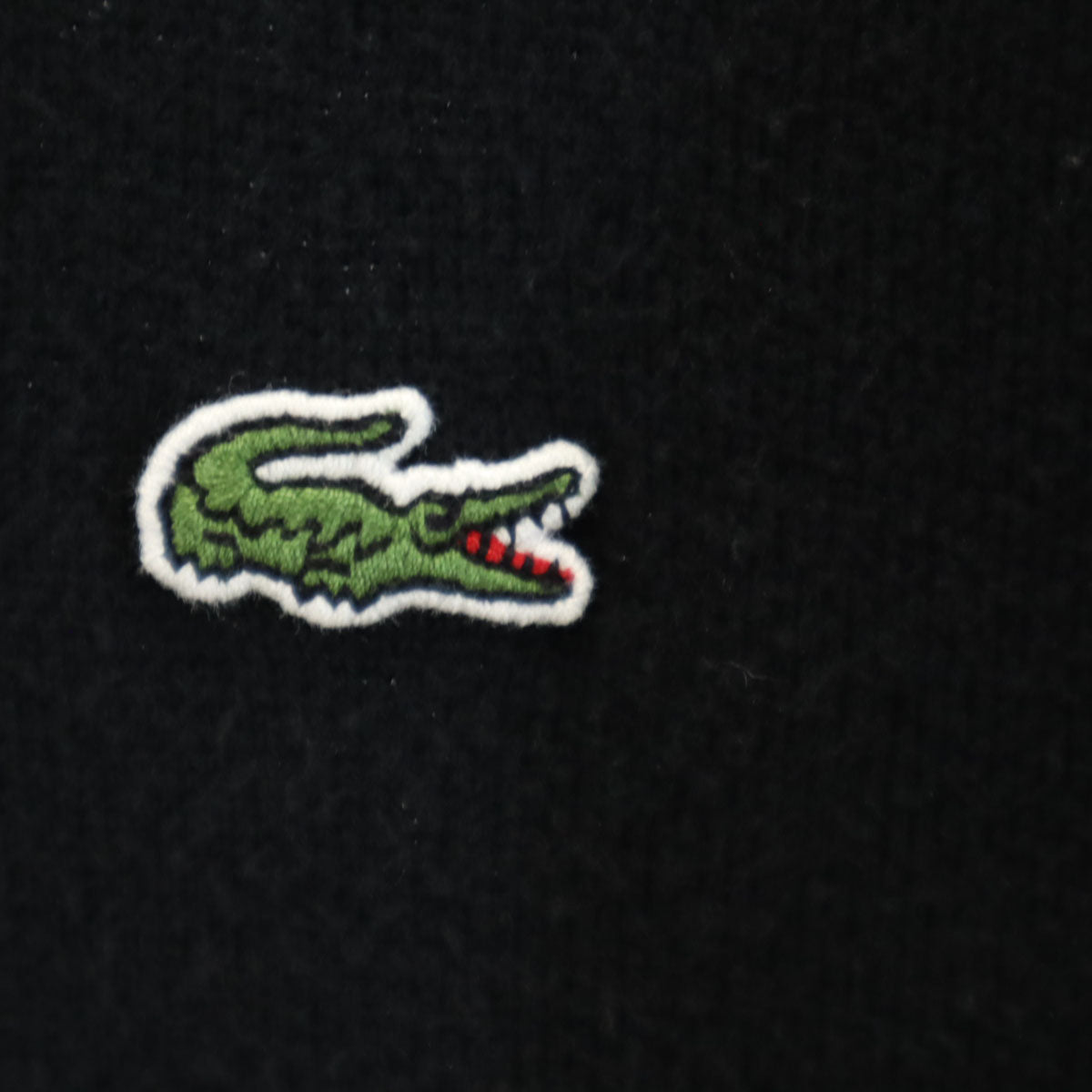 LACOSTE ラコステ 長袖 ニット 4 ブラック セーター メンズ