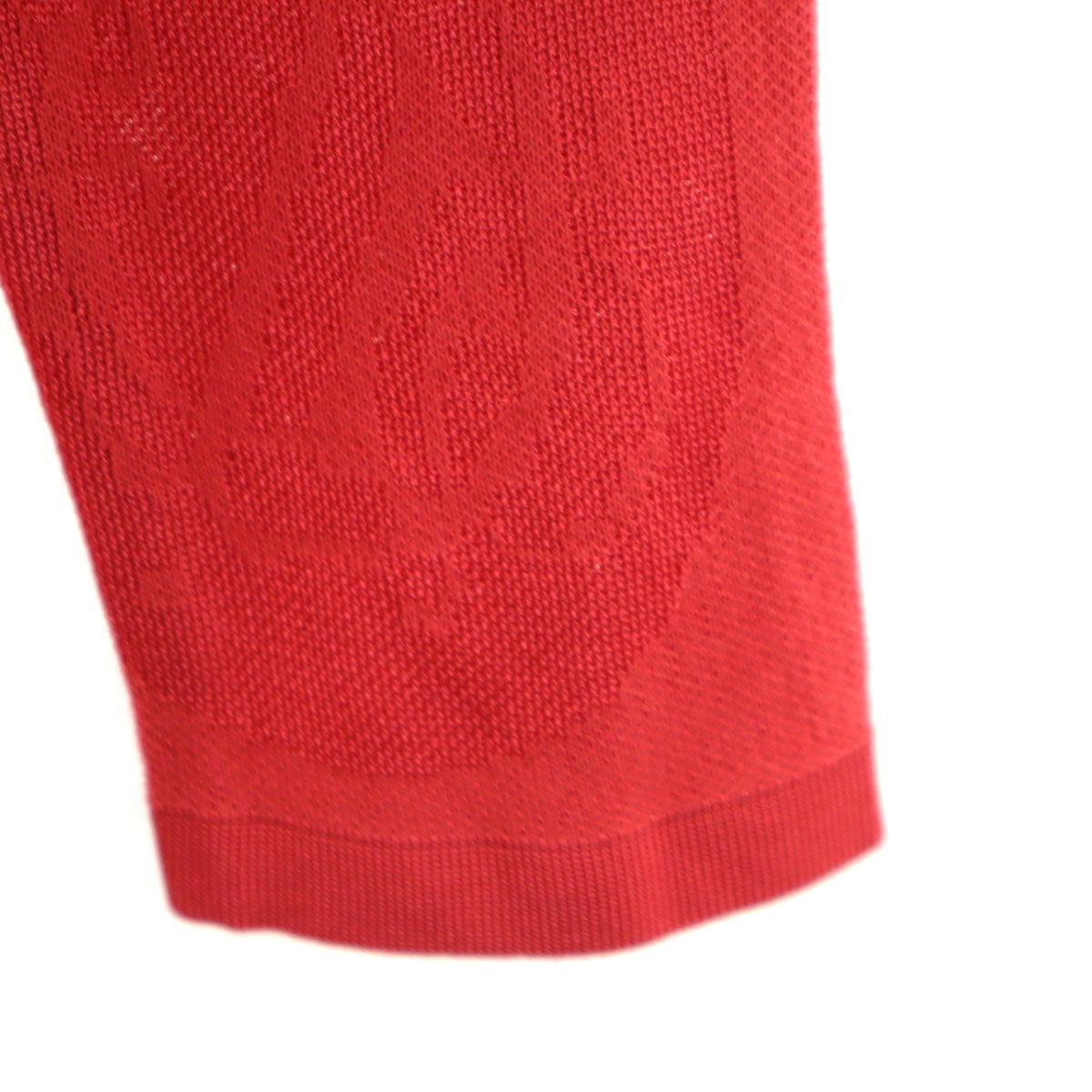 Christian Dior クリスチャンディオール 90s オールド 総柄 長袖 ニット L レッド レディース