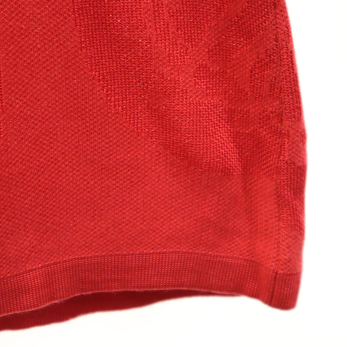 Christian Dior クリスチャンディオール 90s オールド 総柄 長袖 ニット L レッド レディース