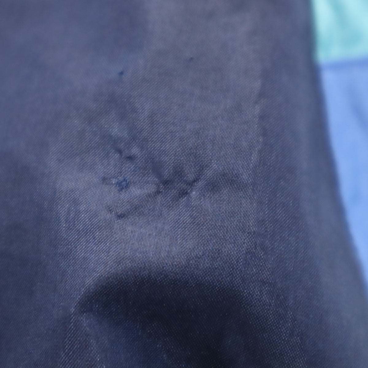 adidas アディダス 80s ヴィンテージ トレフォイルロゴ刺繍 ナイロンジャケット M ネイビー メンズ