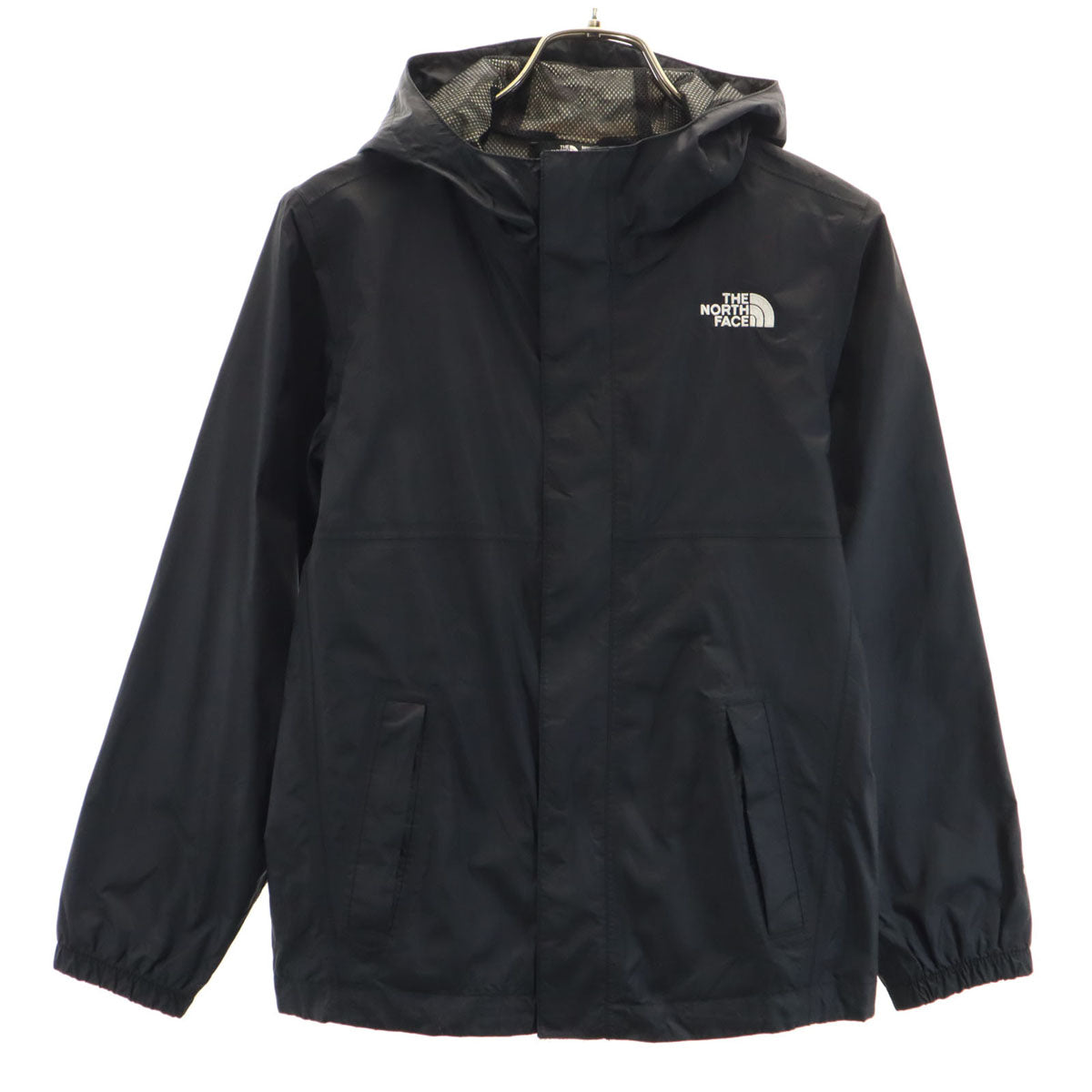 THE NORTH FACE ノースフェイス ナイロンジャケット M（10/12） 黒 NF0A3RTJ アウトドア 裏メッシュ キッズ