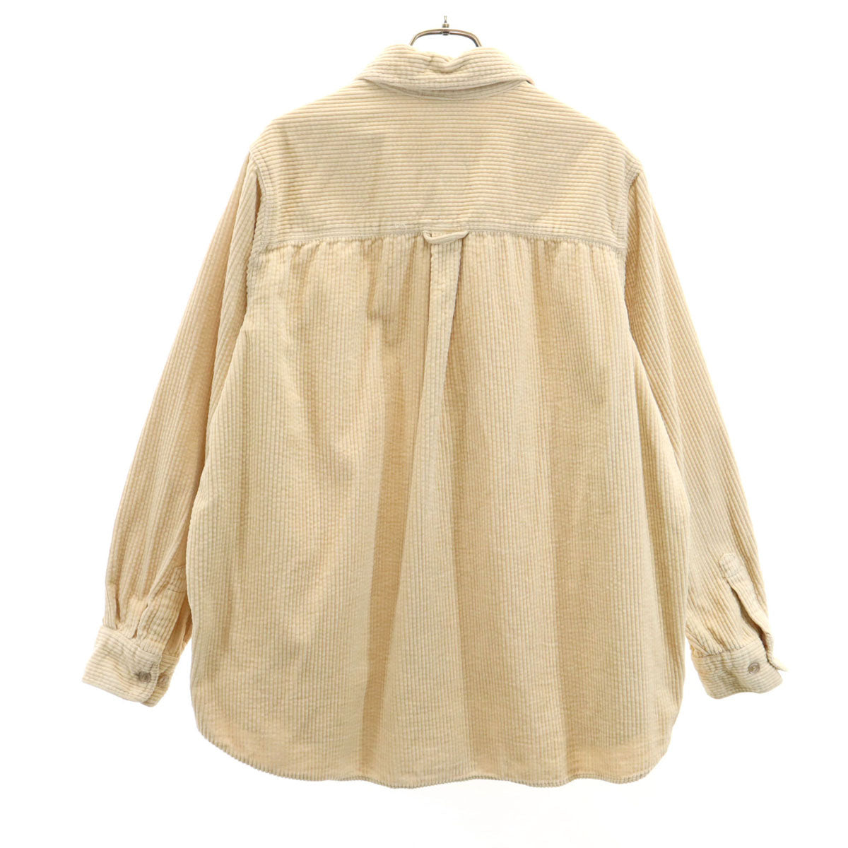 MAINSTREET BLUES 長袖 コーデュロイシャツ L ベージュ メンズ