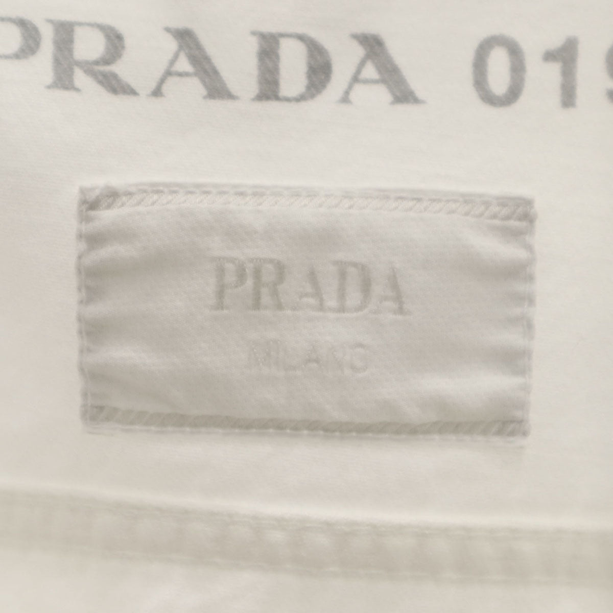 PRADA プラダ イタリア製 デニムジャケット 48 ホワイト メンズ