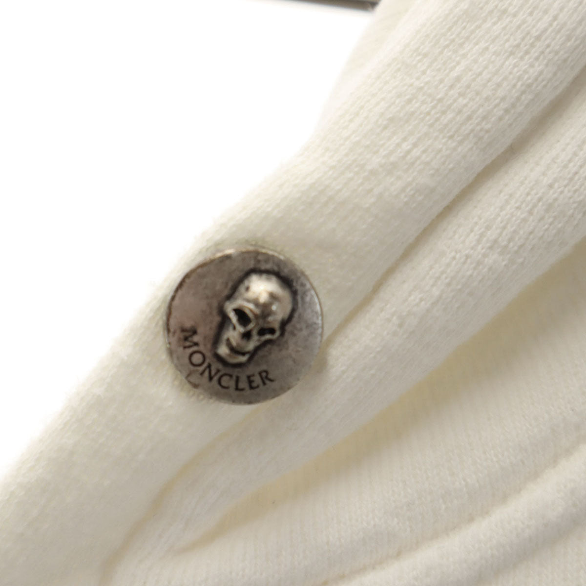 MONCLER モンクレール イタリア製 長袖 パーカー L ホワイト メンズ