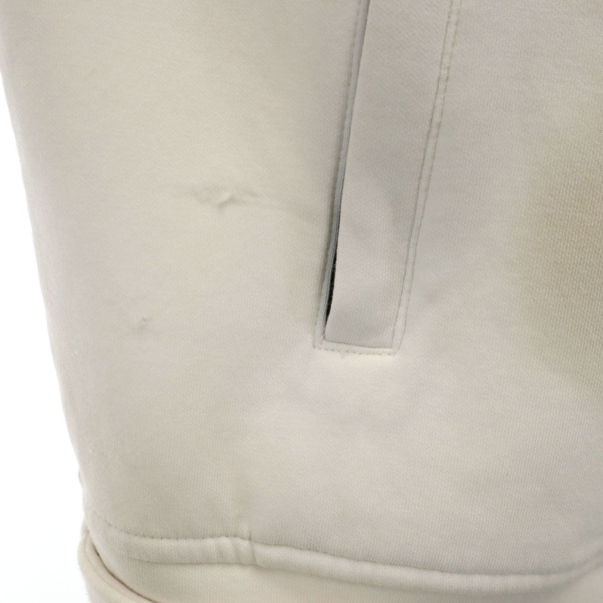 Emporio Armani エンポリオアルマーニ 長袖 パーカー XS ホワイト系 スチレッチ メンズ