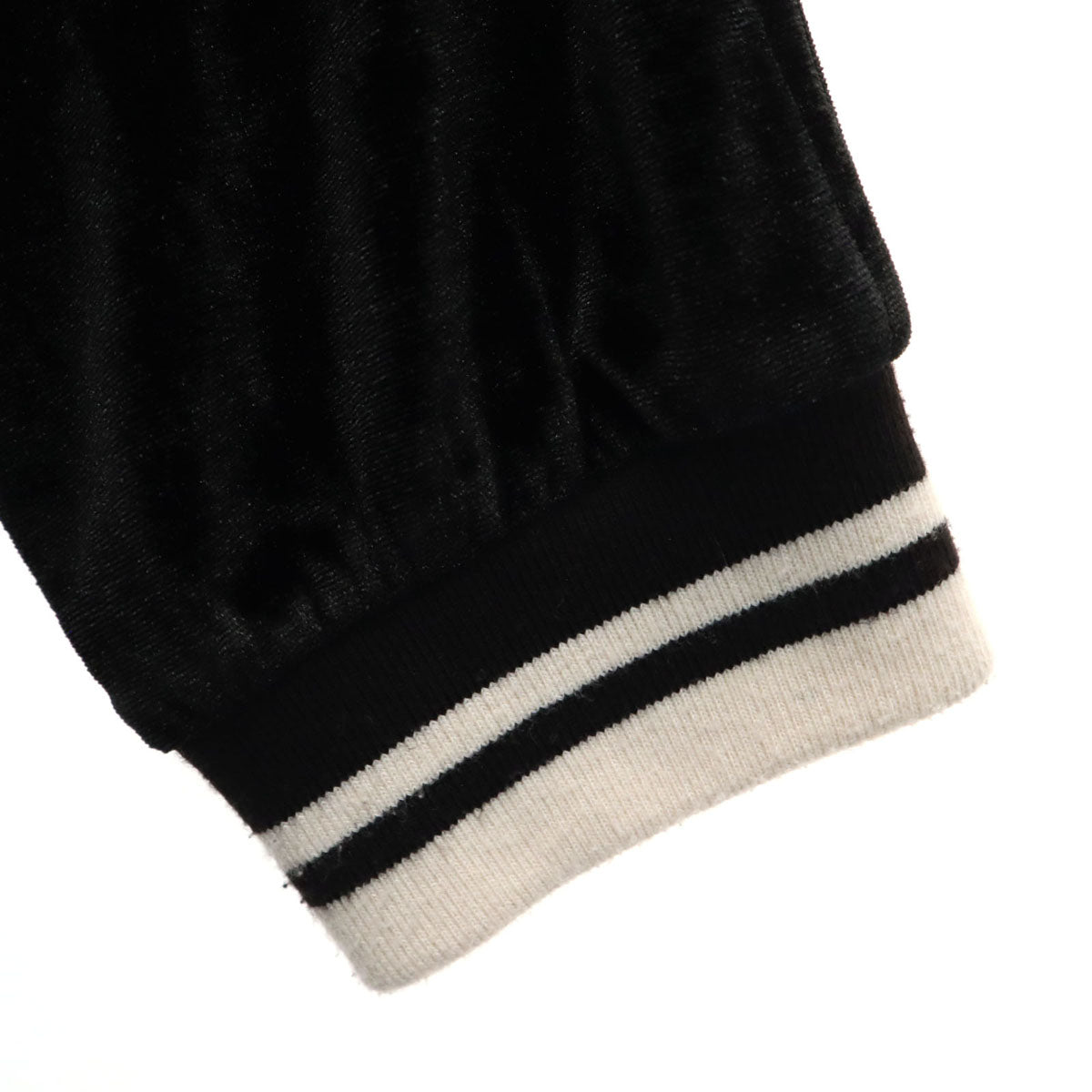 HUF ハフ ベロア ブルゾン L ブラック メンズ