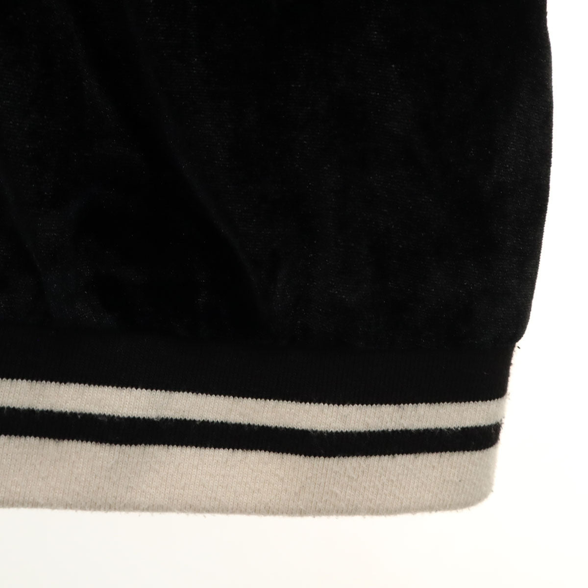 HUF ハフ ベロア ブルゾン L ブラック メンズ