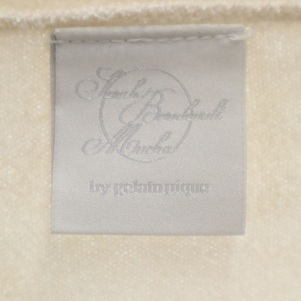 gelato pique ジェラートピケ アルフォンス・ミュシャ コラボ 長袖 フリル カーディガン F ベージュ x Mucha PWNT232048 レディース