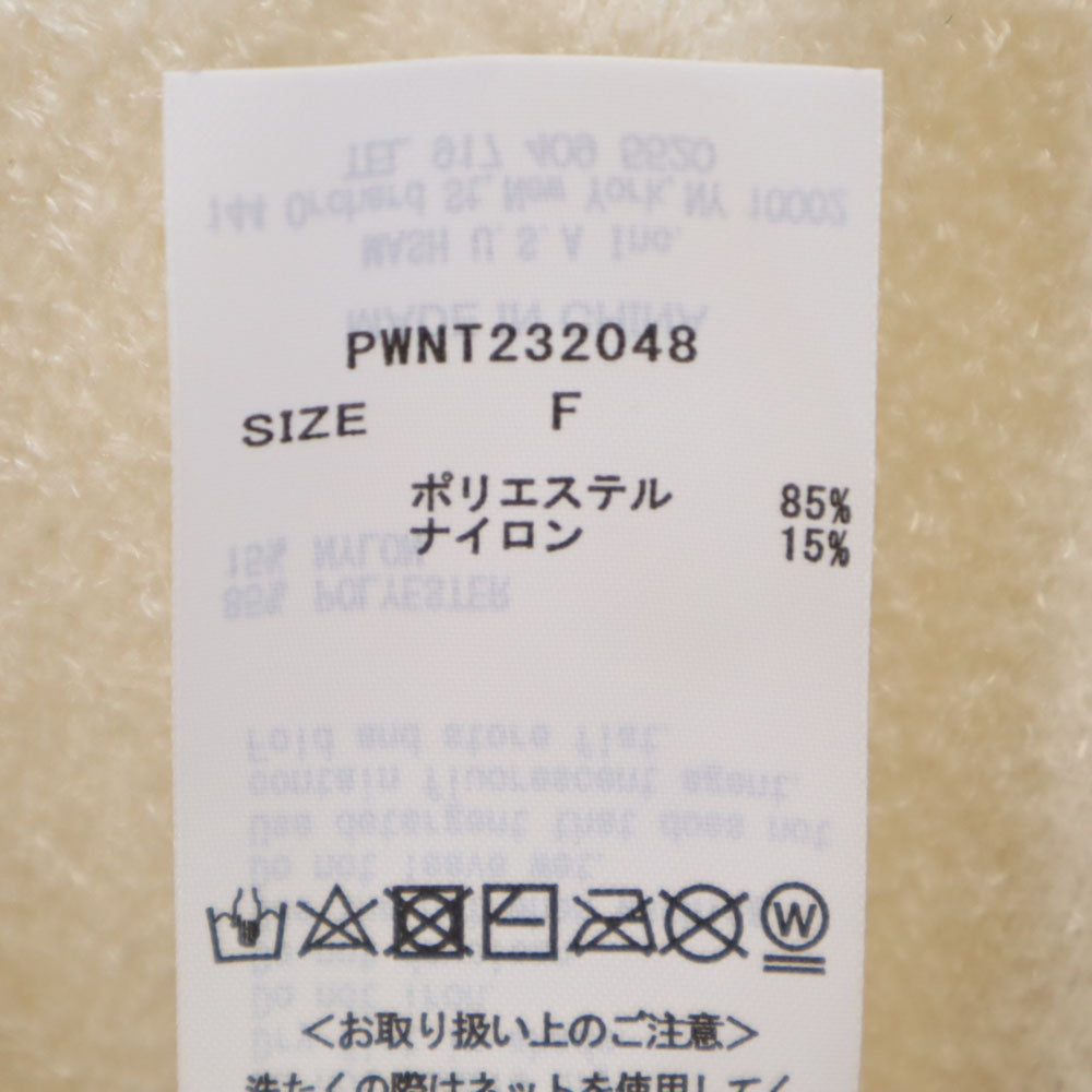 gelato pique ジェラートピケ アルフォンス・ミュシャ コラボ 長袖 フリル カーディガン F ベージュ x Mucha PWNT232048 レディース
