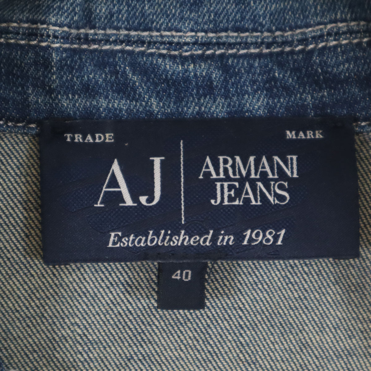 ARMANI JEANS アルマーニジーンズ デニムジャケット 40 レディース
