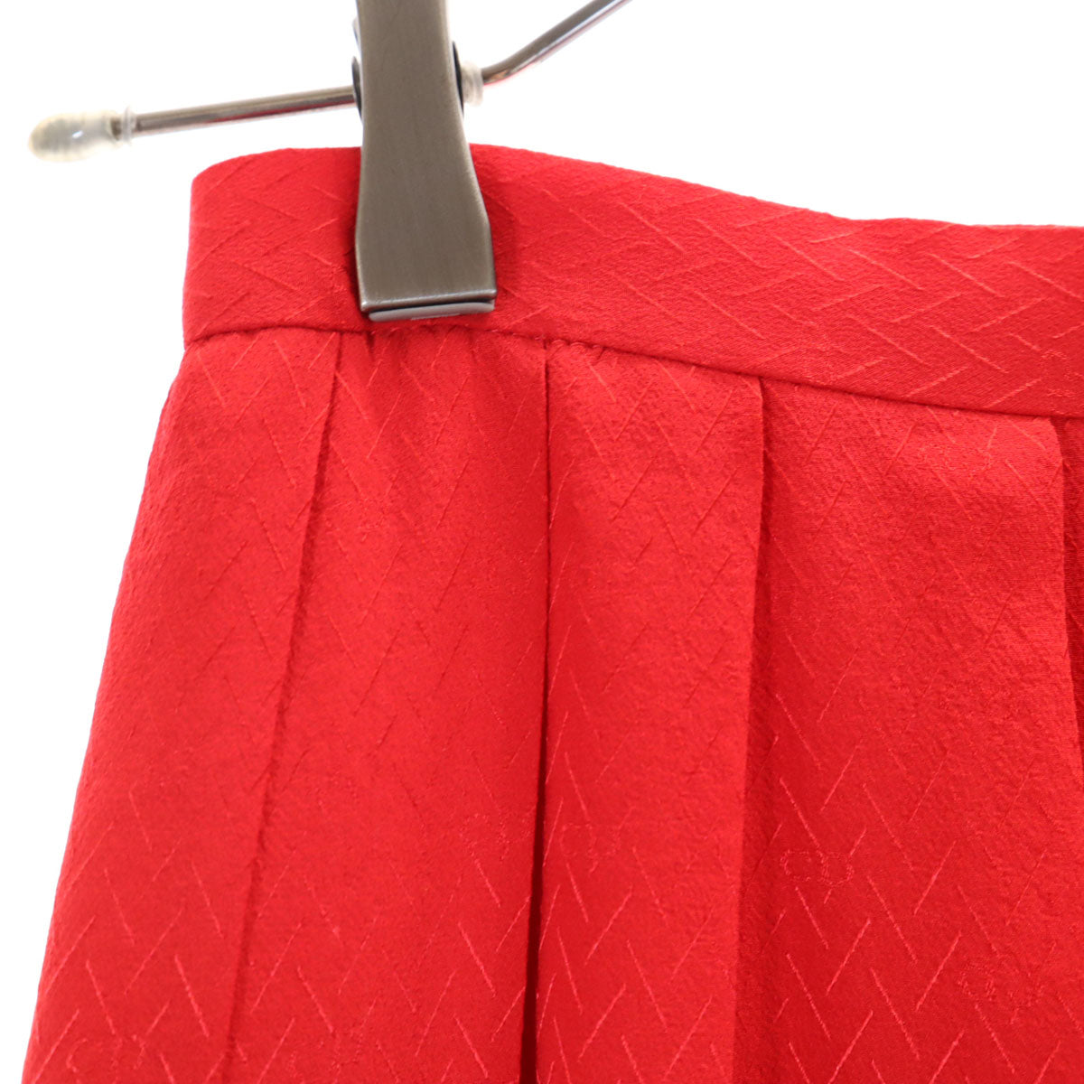 Christian Dior PRET-A-PORTER クリスチャンディオール プレタポルテ 90s オールド 総柄 長袖 シャツ 上下 セットアップ 7 レッド レディース