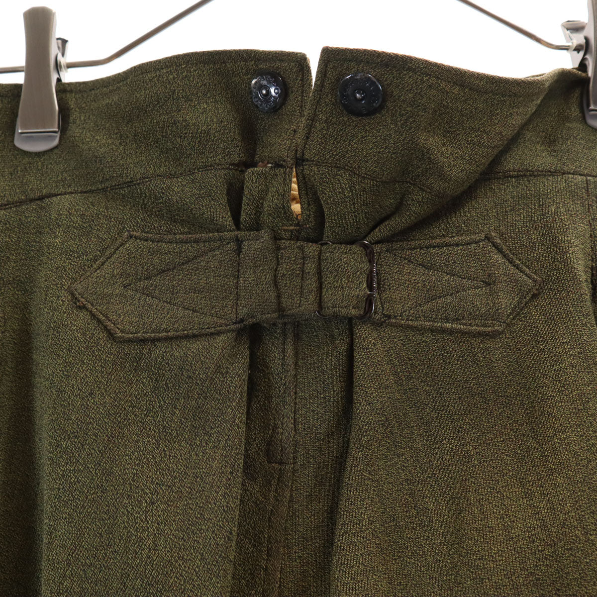 60s ヴィンテージ サファリジャケット 上下 セットアップ カーキ系 メンズ