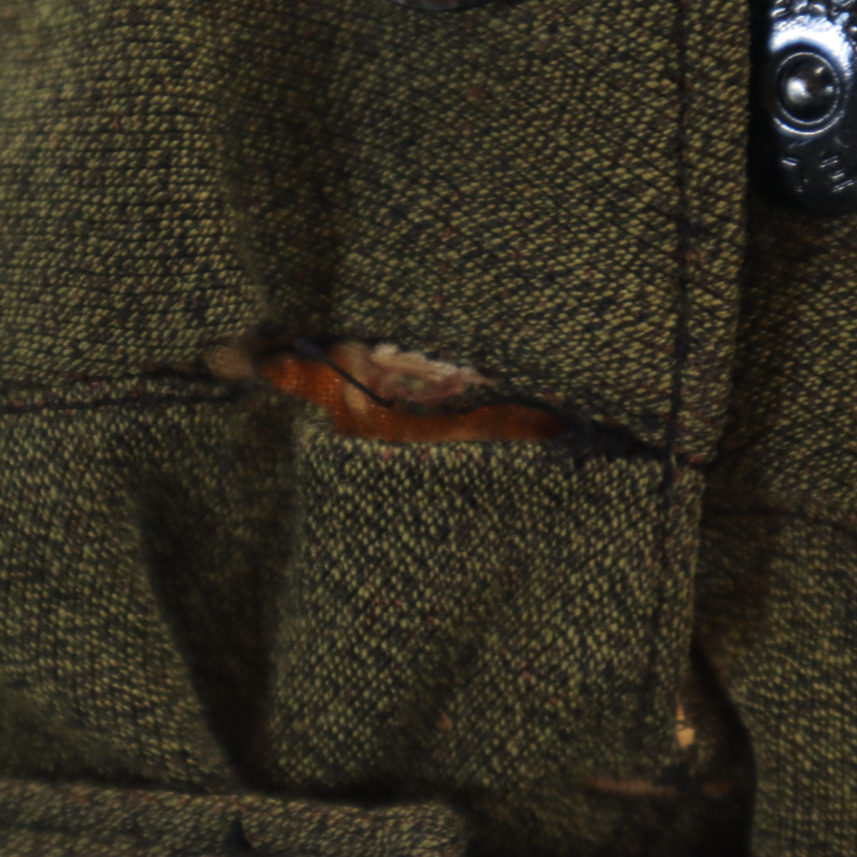 60s ヴィンテージ サファリジャケット 上下 セットアップ カーキ系 メンズ