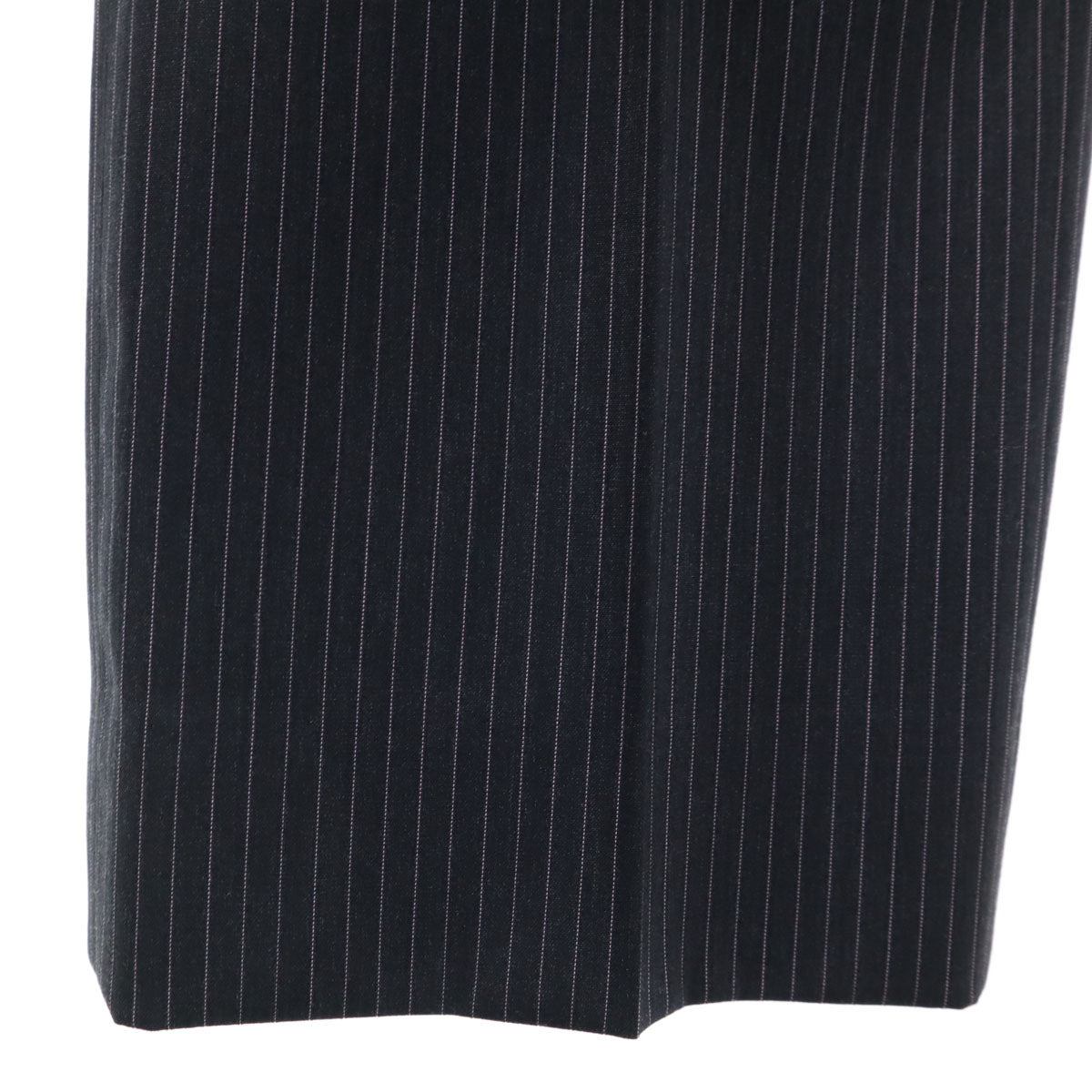 Paul Smith BLACK ポールスミス ブラック ストライプ柄 パンツスーツ 上下 セットアップ 38/40 チャコールグレー レディース