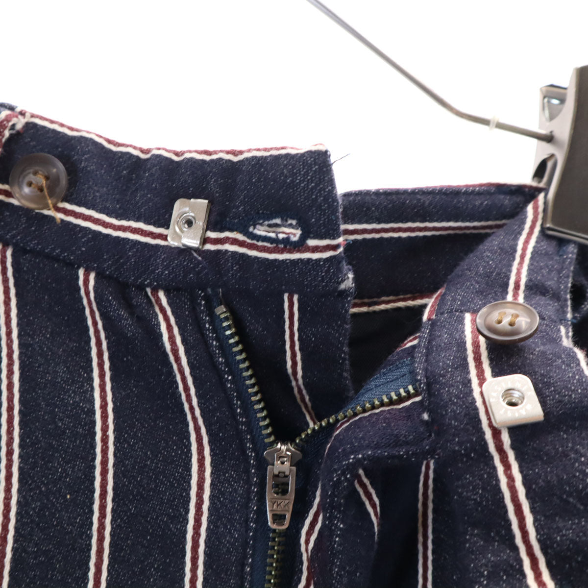 RICORZO リコルゾ 日本製 ストライプ柄 スウェット ダブル スーツ 上下 セットアップ 32 ネイビー カジュアル メンズ