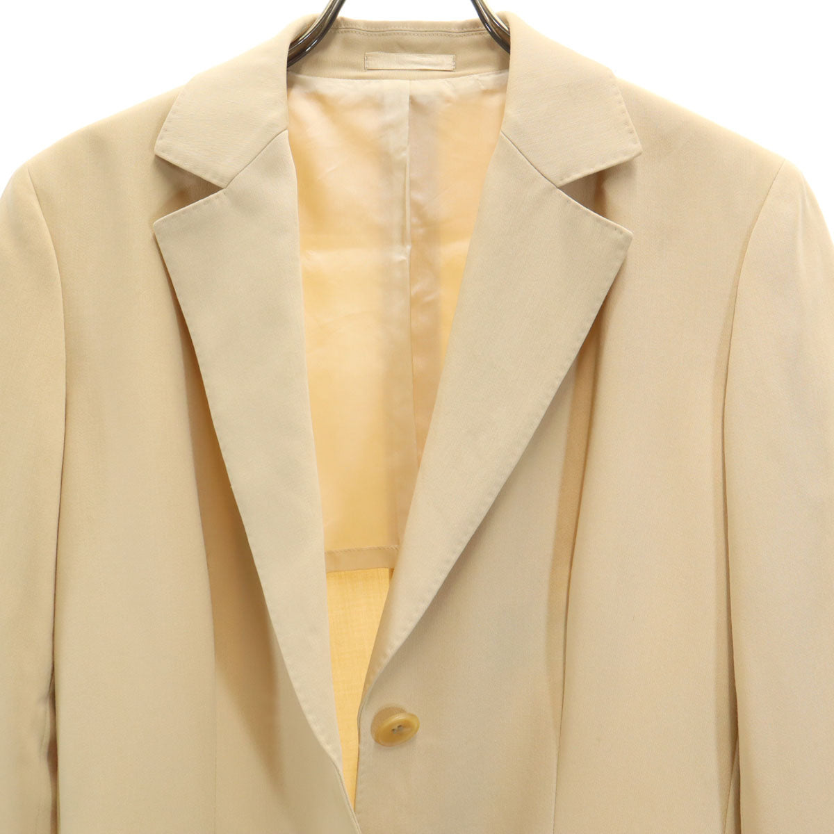 BURBERRY バーバリー シルクブレンド テーラードジャケット 38 ベージュ 三陽商会 レディース