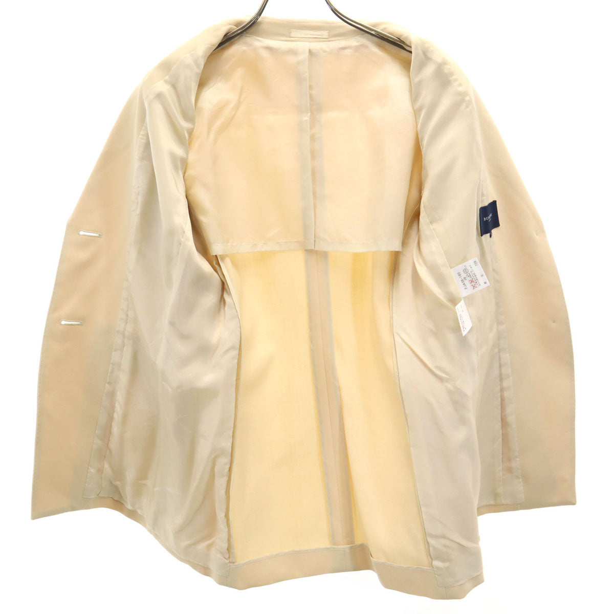 BURBERRY バーバリー シルクブレンド テーラードジャケット 38 ベージュ 三陽商会 レディース