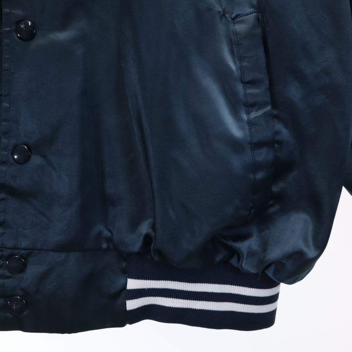 80s 90s USA製 オールド スタジャン XL ネイビー メンズ