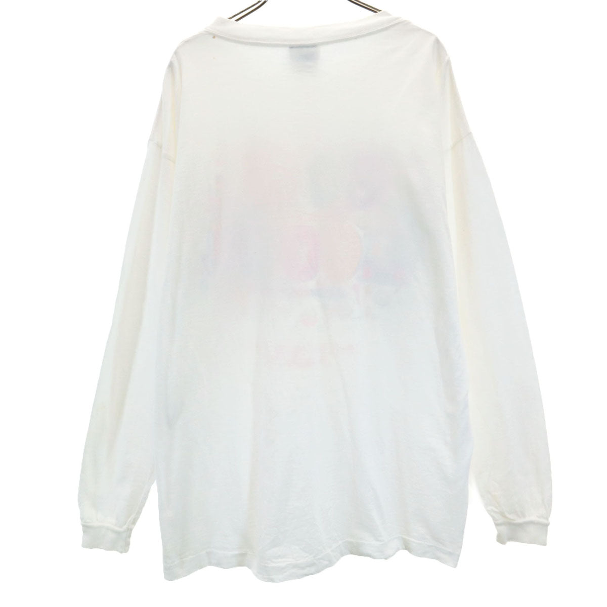 MIS TEE V-US 90s USA製 オールド ゴルフ プリント 長袖 Tシャツ XL ホワイト ロンT メンズ