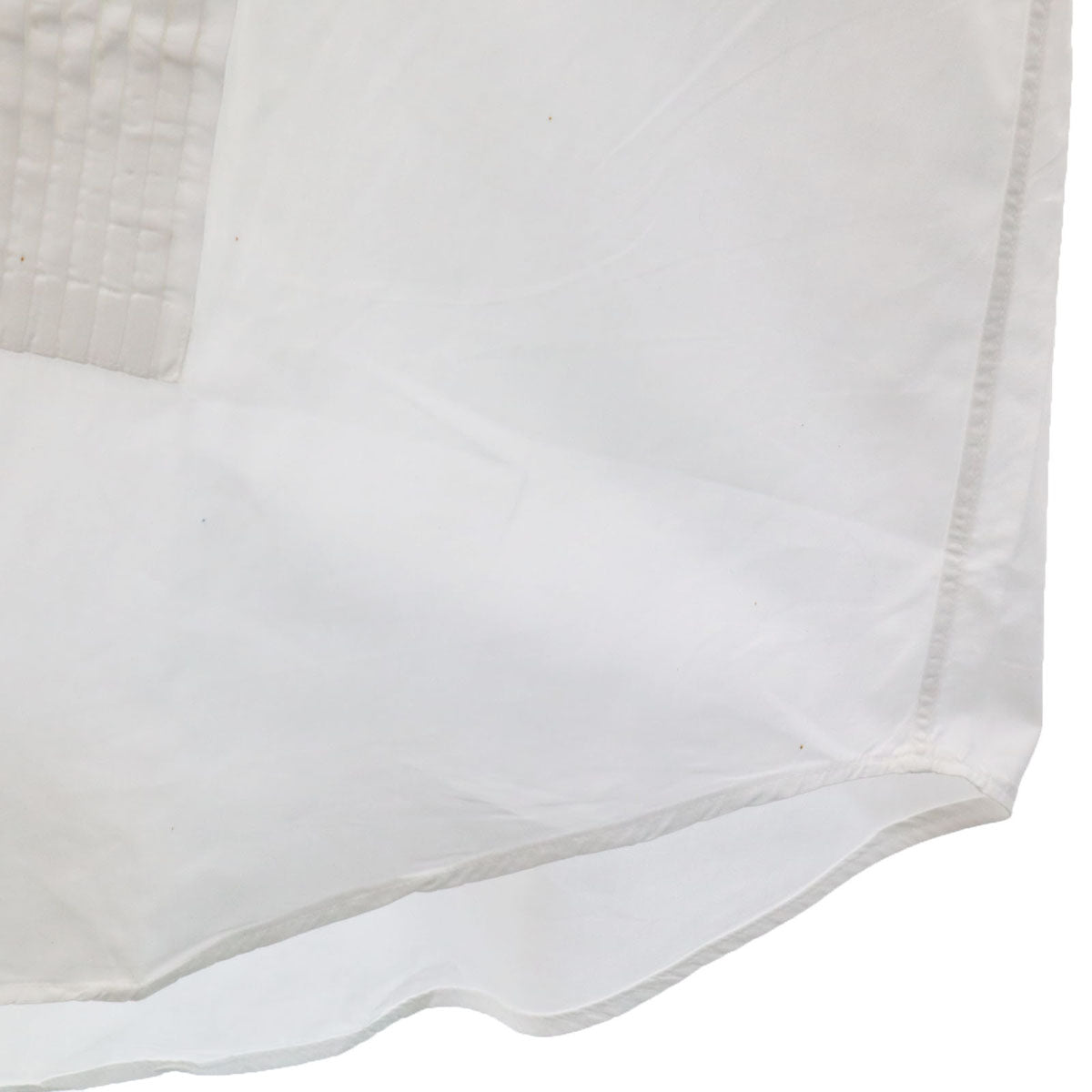 Christian Dior クリスチャンディオール 長袖 コットンシャツ 16-35 ホワイト ダブルカフス メンズ