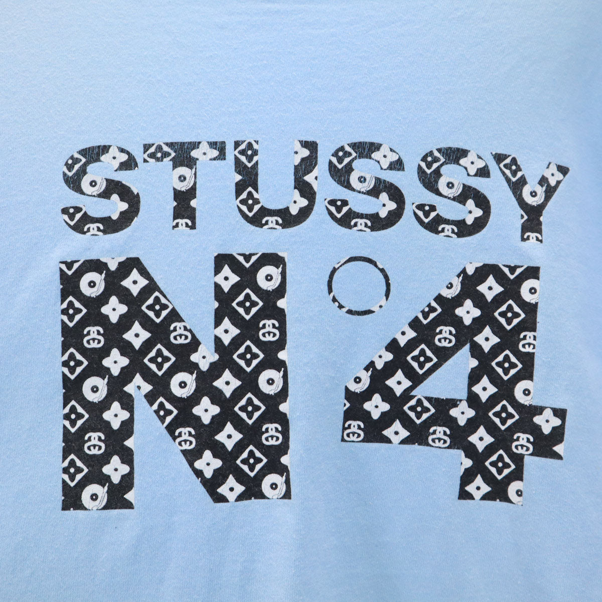 STUSSY ステューシー 90s USA製 オールド 長袖 Tシャツ L 水色 ロンT メンズ