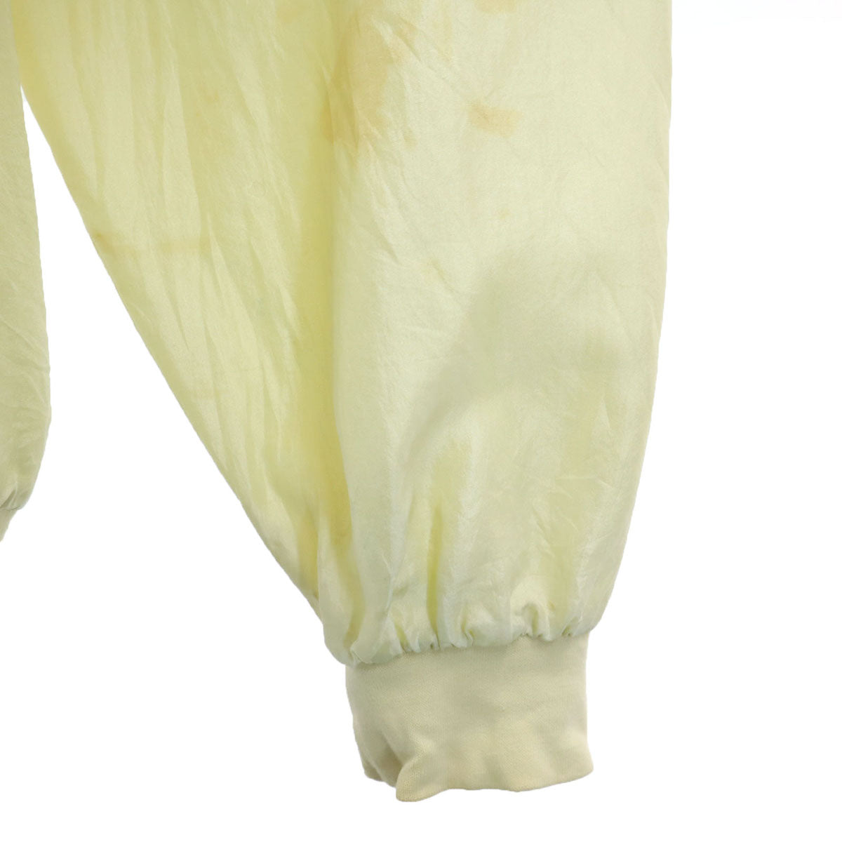 BLAIR 90s シルク オールド ブルゾン L イエロー ジャケット メンズ