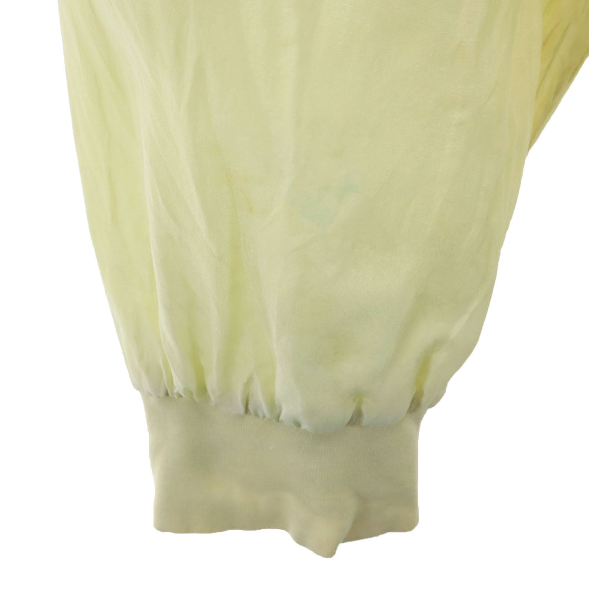 BLAIR 90s シルク オールド ブルゾン L イエロー ジャケット メンズ