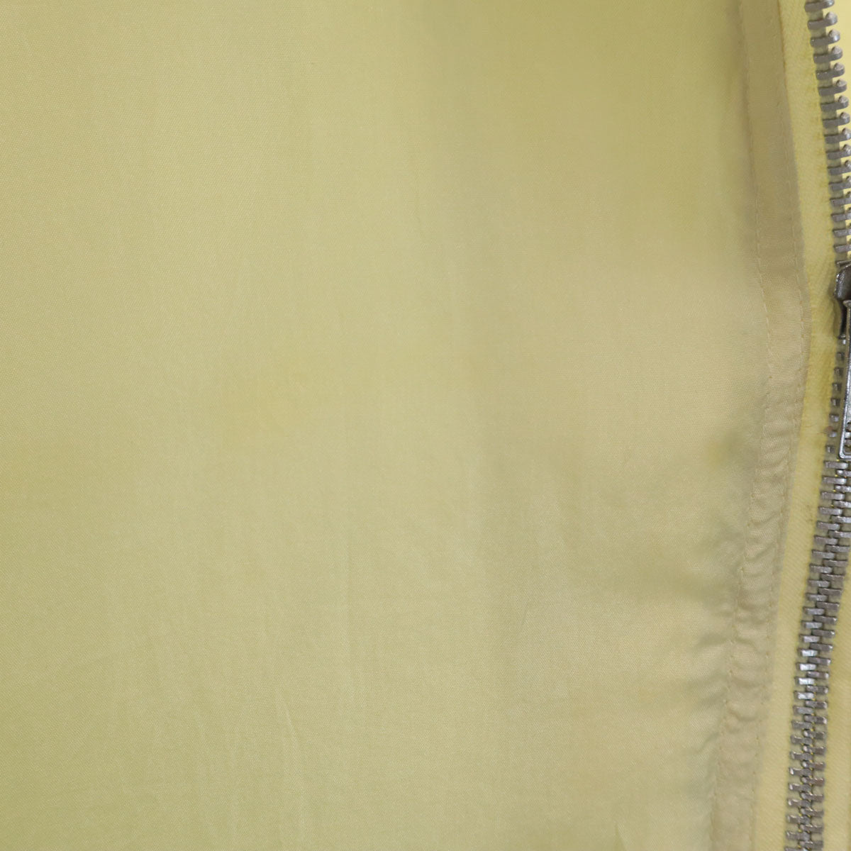 BLAIR 90s シルク オールド ブルゾン L イエロー ジャケット メンズ