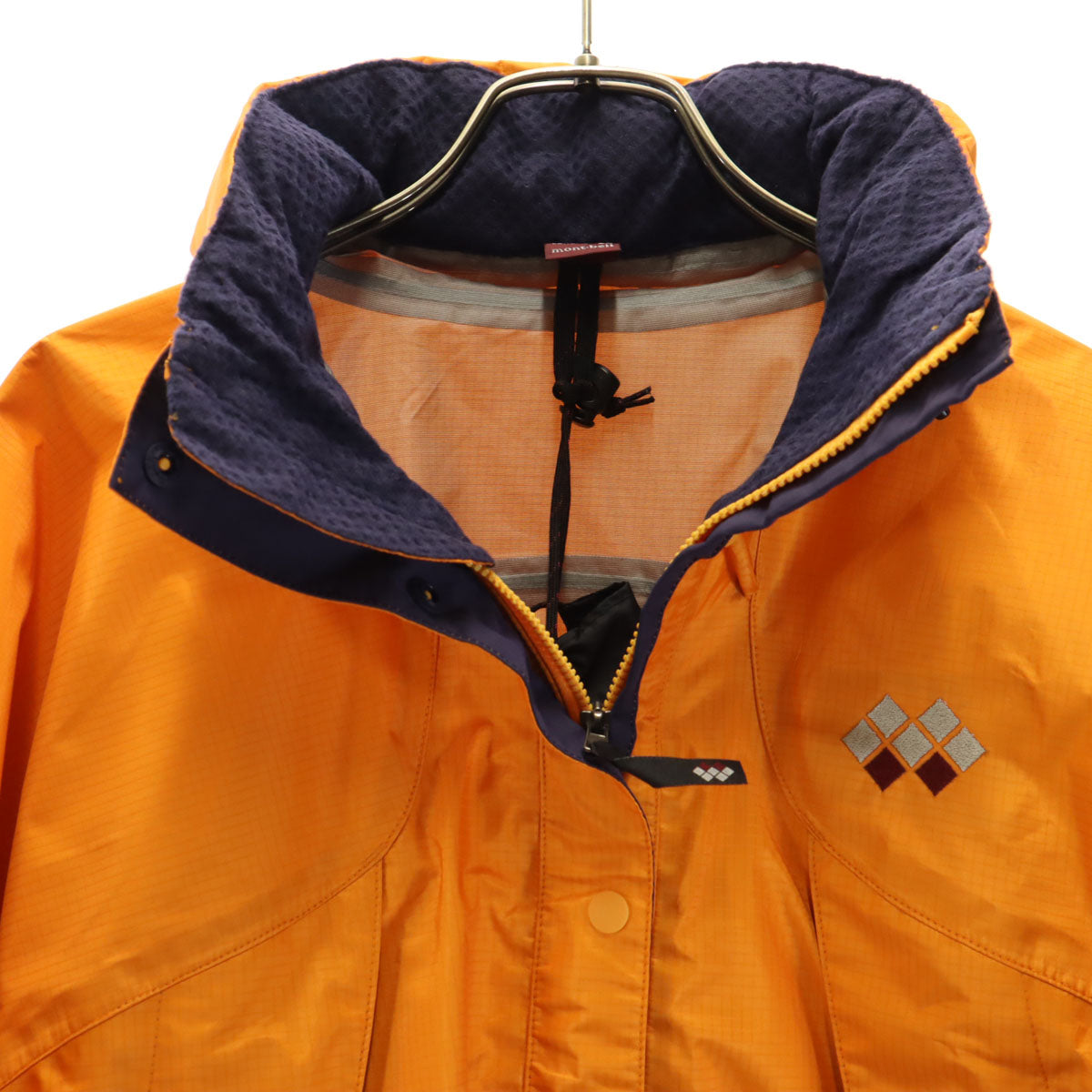 mont-bell モンベル ゴアテックス ストームクルーザー レインジャケット 上下 セットアップ M パーシモン アウトドア 収納袋付き レディース