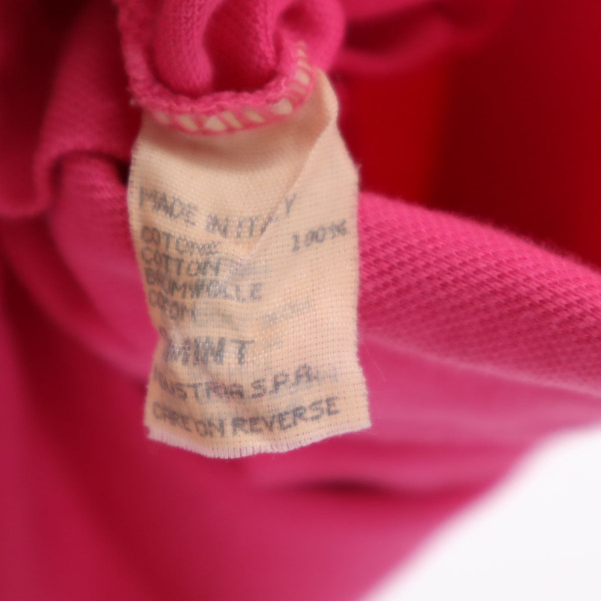 GIORGIO ARMANI LE COLLEZIONI ジョルジオアルマーニコレッツィオーニ 90s イタリア製 オールド 半袖 ポロシャツ M ピンク メンズ