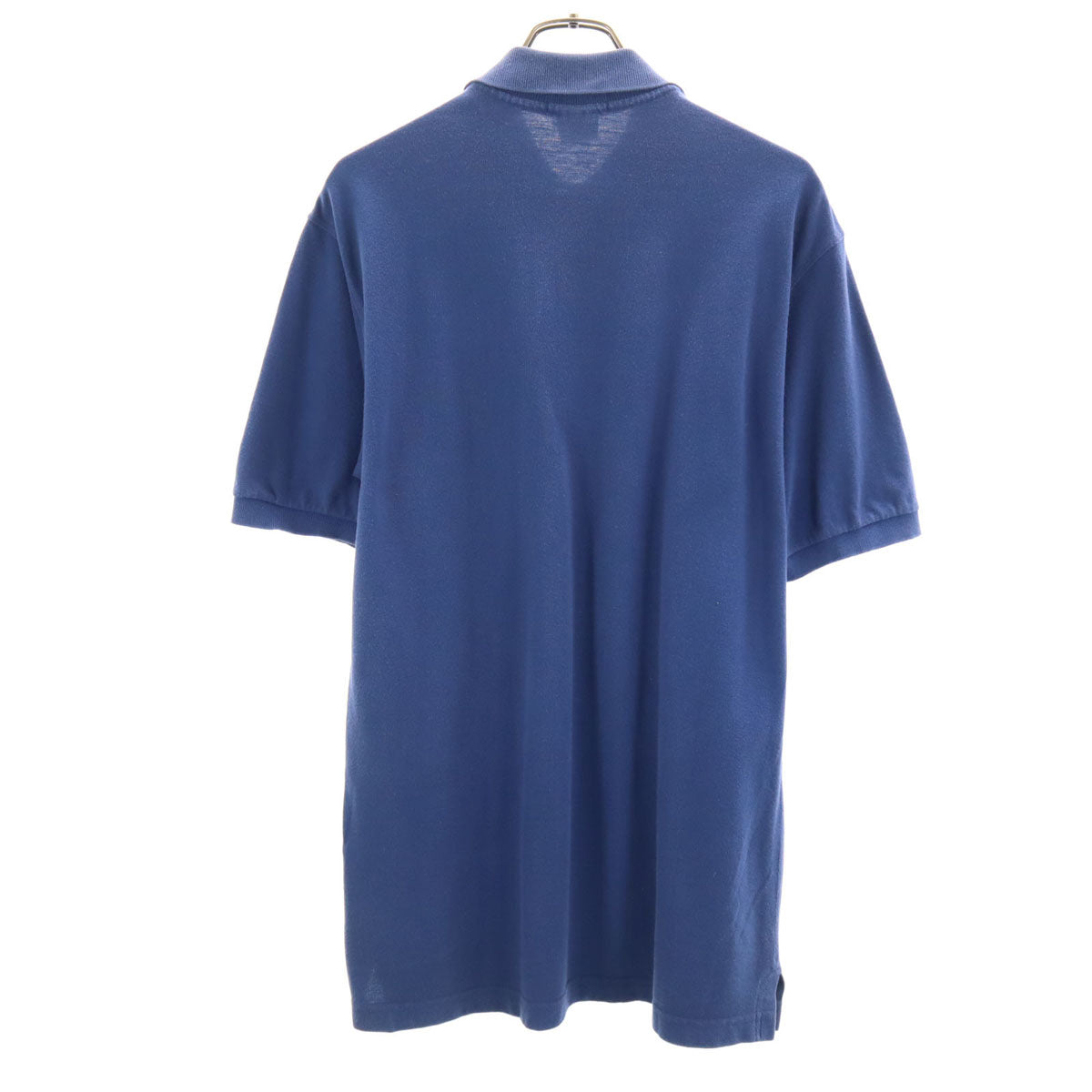 HERMES エルメス イタリア製 半袖 ポロシャツ S ブルー系 メンズ