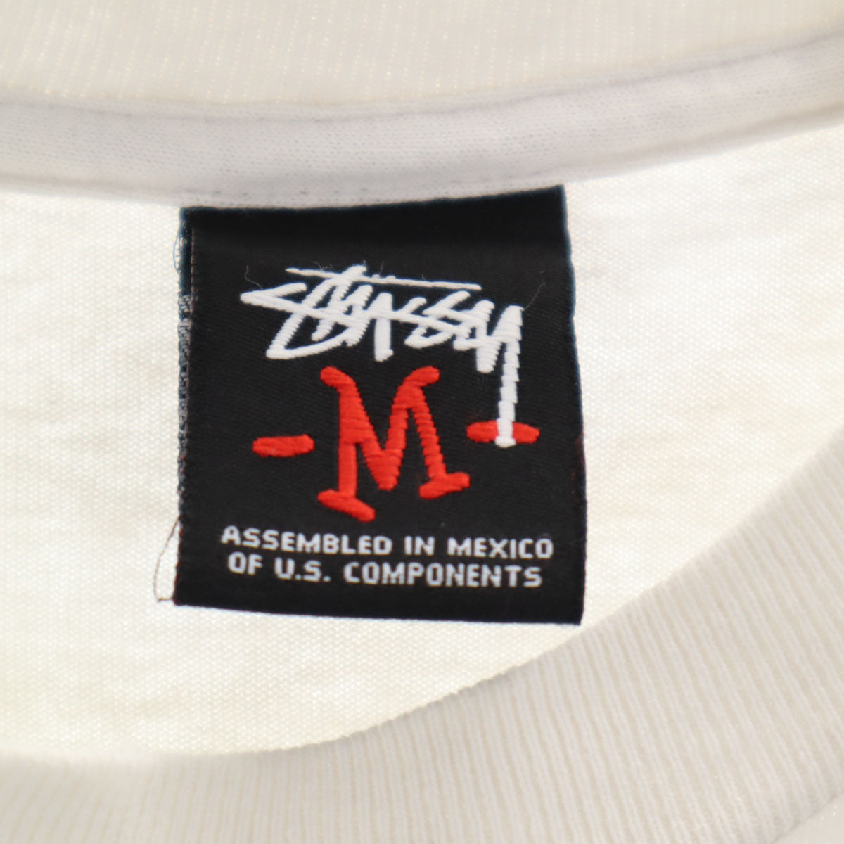 STUSSY ステューシー 半袖 Tシャツ M ホワイト系 メンズ