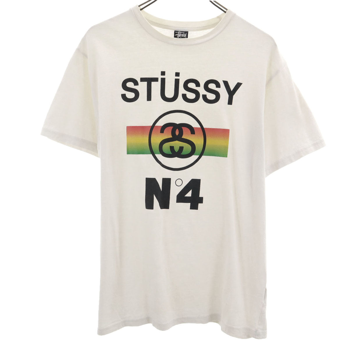 STUSSY ステューシー 半袖 Tシャツ L オフホワイト メンズ