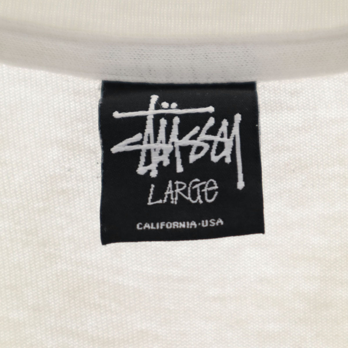 STUSSY ステューシー 半袖 Tシャツ L オフホワイト メンズ