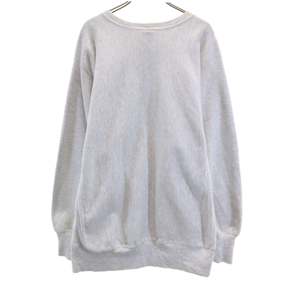 Champion チャンピオン 90s USA製 オールド 刺繍タグ カレッジ 長袖 リバースウィーブ スウェット トレーナー XL グレー 裏起毛 メンズ