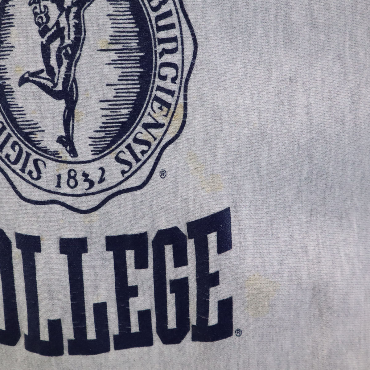 Champion チャンピオン 90s USA製 オールド 刺繍タグ カレッジ 長袖 リバースウィーブ スウェット トレーナー XL グレー 裏起毛 メンズ