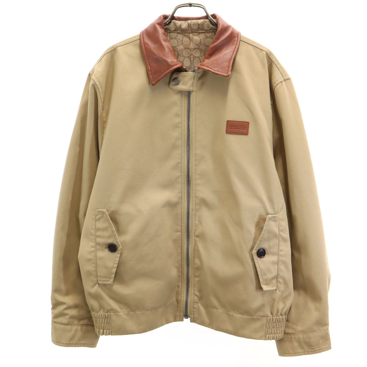 COACH コーチ シグネチャー ヘリテージ リバーシブル ジャケット ベージュ CS784 メンズ